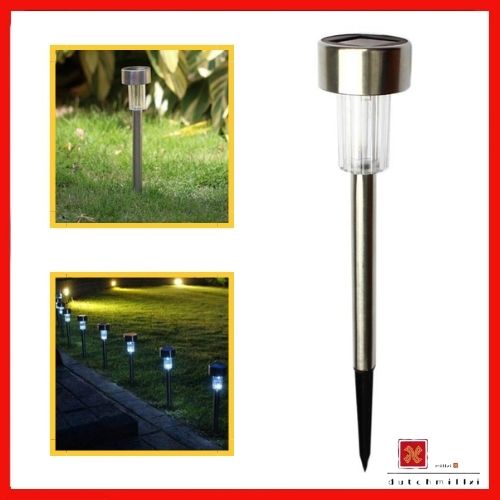 ไฟปักสนาม ไฟปักดิน พลังงานแสงอาทิตย์โซล่าเซลล์ แสงขาว และสีวอร์มไวท์ 1 LED 1 กล่องมี 10 ชิ้น - รูปที่ 5