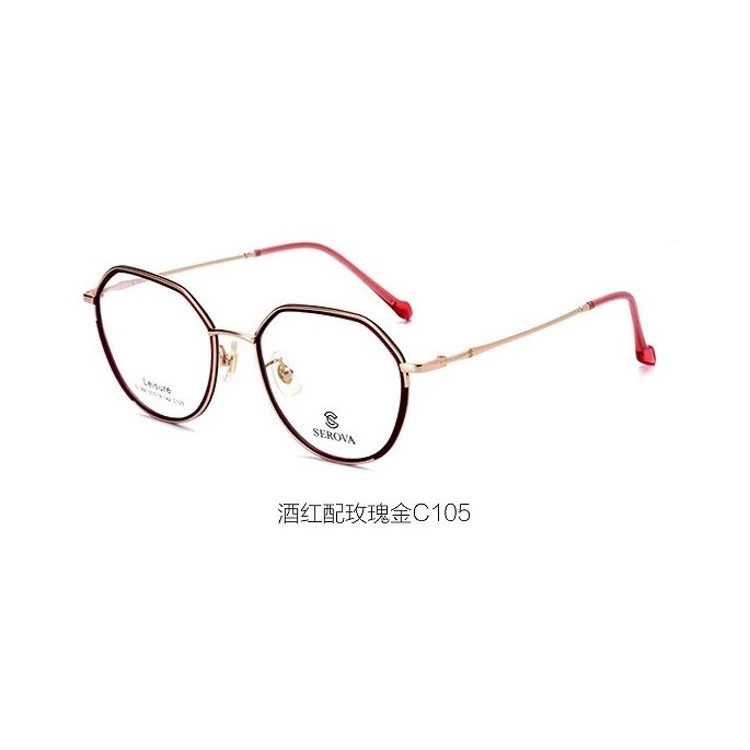 สบาย洛华SEROVA眼镜กรอบFRAME SL388 潮流适可爱眼架แฟชั่น 2021 ฟรีเลนส์