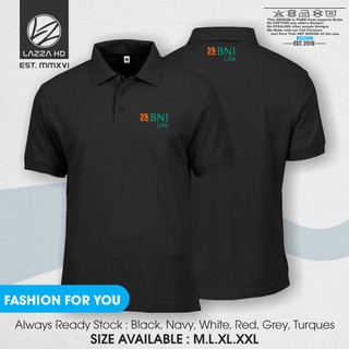 เสื้อโปโล คอปก ลาย BNI Life -aku