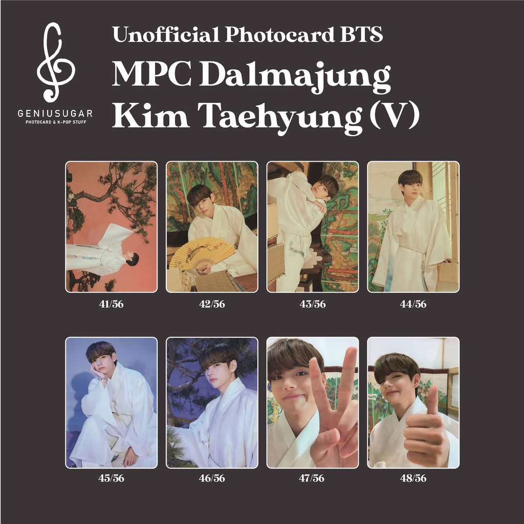 [BTS DALMAJUNG] MPC PHOTOCARD "KIM TAEHYUNG V"