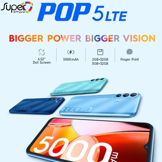 มือถือ Tecno pop 5 LTE(Ram2+Rom32)(By Shopee  SuperIphone1234)