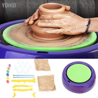 Yohio Electric Children DIY Arts &amp; Crafts Ceramic Pottery Wheels Clay Wheel Machine