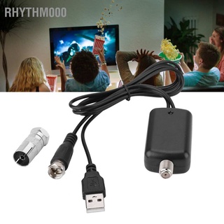 Rhythm000 25Db Hd เสาอากาศขยายสัญญาณทีวีในร่ม Usb