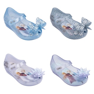 Melissa Frozen Girls Shoes Summer Sandals Cartoon Baby Fish Mouth Princess Shoes