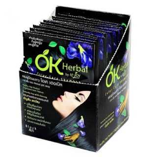 แชมพูปกปิดผมดำ OK herbal