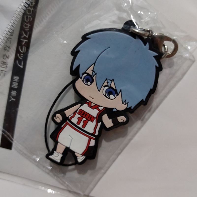 มีหลายลายให้เลือก Japan anime Kuroko no basket ลิขสิทธิ์แท้ อนิเมะ คุโรโกะ โน บาสเกต พวงกุญแจ เข็มกลัด แสตรปยาง