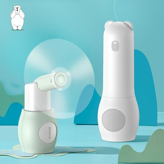 *Baseus Portable Folding Fan พัดลมพับแบบพกพา 2000mAh พัดลม USB มินิ Natural Cool Air พัดลมขนาดเล็ก
