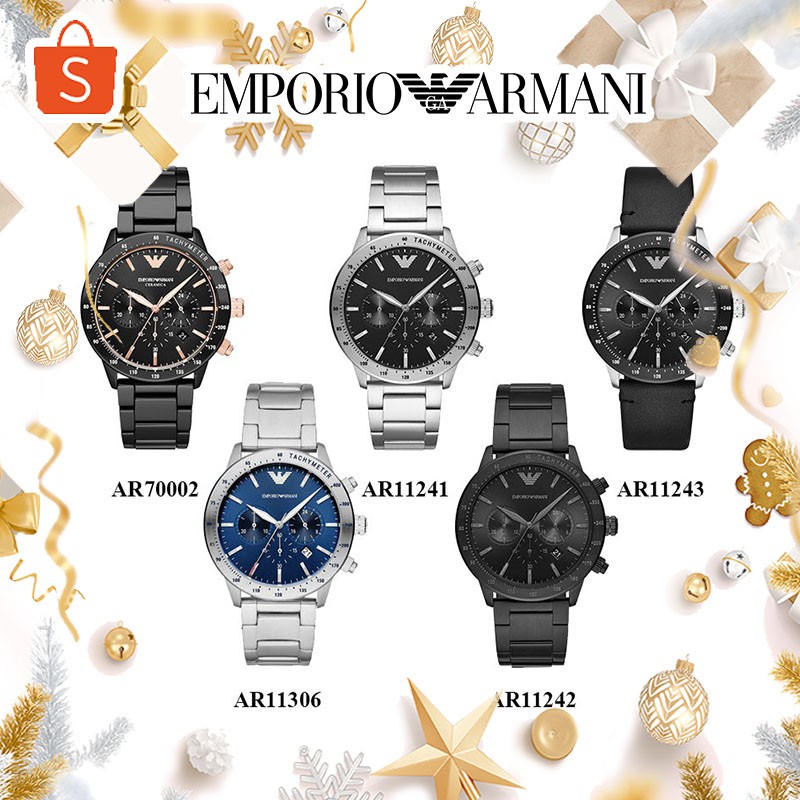 OUTLET WATCH นาฬิกา Emporio Armani OWA120 นาฬิกาผู้ชาย นาฬิกาข้อมือผู้หญิง แบรนด์เนม Brand Armani Watch AR11241