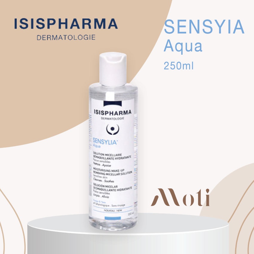 Sensylia Aqua Moisturizing Makeup 250ml/ ISISPHARMA ทำความสะอาดเครื่องสำอางค์อย่างอ่อนโยน / isis pharma