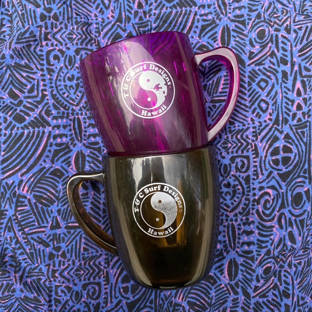 แก้วนํ้า T&C surf designs mugแบรนด์ town & county ขายเหมา 2 ใบ-ของมือสอง