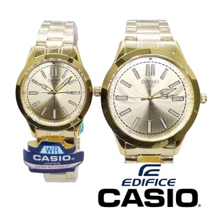 (พร้อมกล่อง) นาฬิกาข้อมือcasio สายเหล็ก สีทอง กันน้ำ หน้าปัดทอง นาฬิกาข้อมือชายหญิง นาฬิกาคาสิโอ้ ควอตซ์ชายหญิง RC702