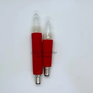 หลอดเทียนไฟฟ้า หลอดอะไหล่เชิงเทียน ขั้ว B15 แบบสั้น ยาว เต้น มีลายมังกรเต้น LED มี 2 สี เหลือง แดง