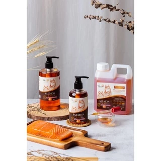 PARI Salmon Oil for Petน้ำมันปลาแซลมอนแท้ ลดขนร่วงบำรุงขนช่วยเจริญอาหารบำรุงสุขภาพสำหรับสุนัขและแมว