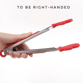 ไม้หนีบคีบอาหารซิลิโคน Smart silicone tongs