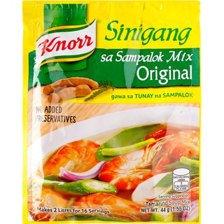 22gx2 pktคนอร์ ผงปรุงรสมะขามเปียก  Sinigang mix Knorr ผงมะขาม คนอร์