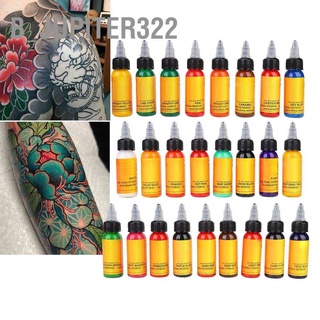 B_jupiter322 25 Colors 30ml/Bottle Long Lasting Plant Extracts Tattoo Pigment Ink Accessory Inks