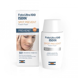 พร้อมส่ง แพ็คเกจใหม่ Isdin FotoUltra 100 Spot Prevent Fusion Fluid SPF50+ ขนาด 50 ml + 2 Ampoules Day &amp; Night