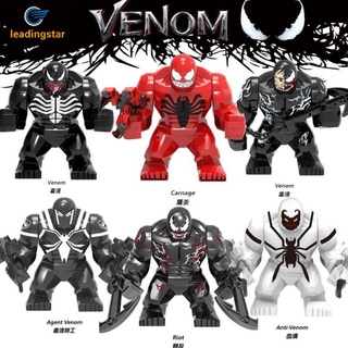 Leadingstar บล็อกตัวต่อเลโก้ Venom Carnage Riot Anti-Venom Marvel Super Heroes ขนาดใหญ่ ของเล่นสําหรับเด็ก