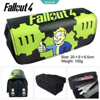 Fallout กระเป๋าเครื่องเขียน กระเป๋าดินสอ ลายการ์ตูนอนิเมะ สําหรับเด็กนักเรียนผู้ชาย และเด็กผู้หญิง 4 ชิ้น [GM]