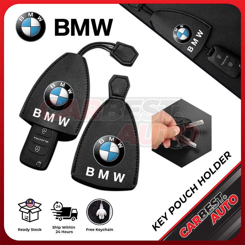 [ใหม่] Bmw Leather Key Holder Key Pouch Cover Car Key Protector f30 e46 e60 f10 e90 e36 e39 x1 x3 x4