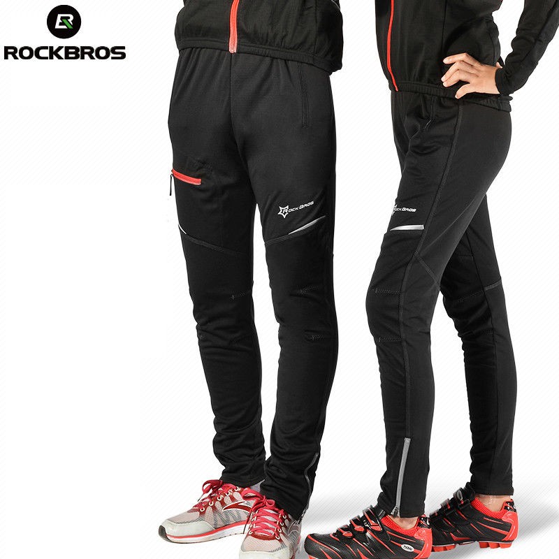 ROCKBROS กางเกงลำลองยาวหลวมกีฬาสะท้อนแสง