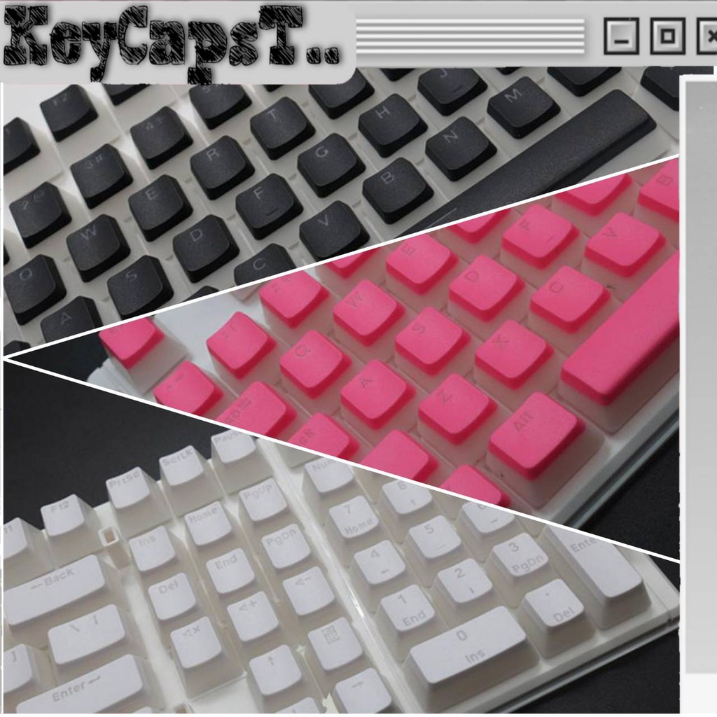 KeyCaps คีย์แคป พุดดิ้ง 110 ปุ่ม สินค้าพร้อมส่งจากไทย