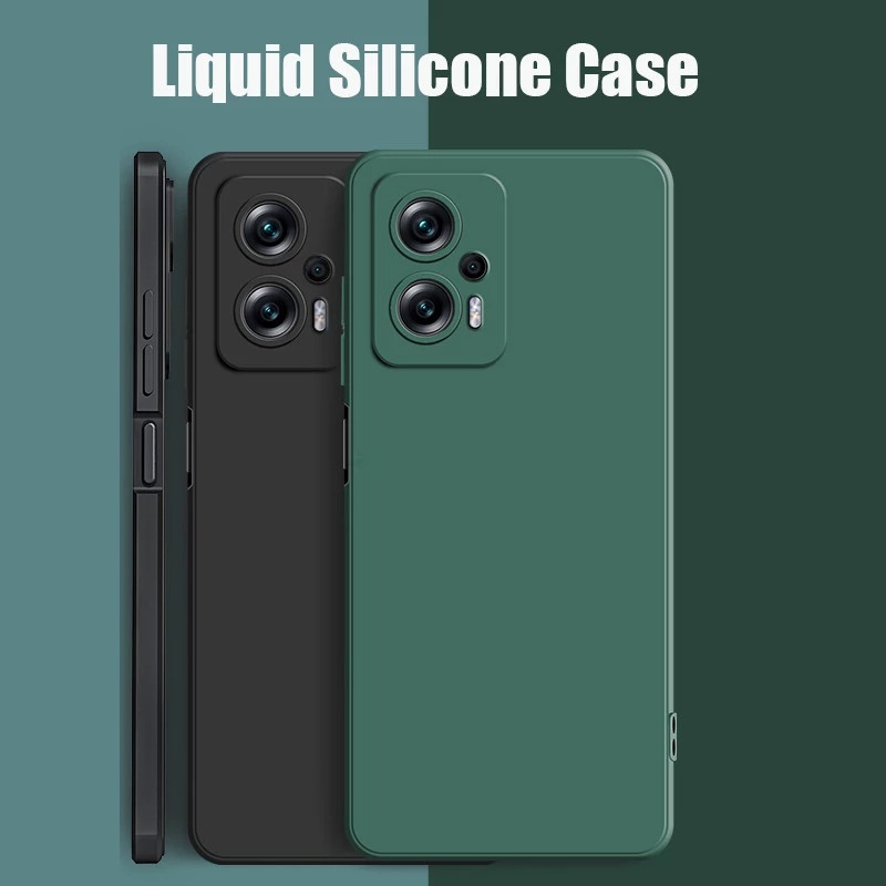 เคสซิลิโคนนิ่ม ทรงสี่เหลี่ยม กันกระแทก ป้องกันกล้อง สําหรับ Xiaomi Poco X4 F4 GT Poco X4GT Pocox4 GT