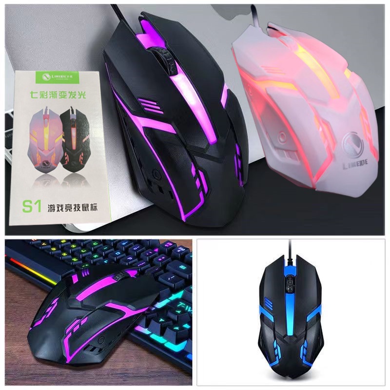 เมาส์, เดสก์ท็อป, โน้ตบุ๊ก, USB, เจ็ดสี, เกมเบา, ไล่ระดับสี, ไล่ระดับสี, เมาส์สำนักงาน, ไล่ระดับสี