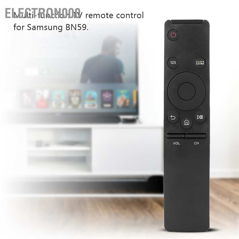 Electron000 รีโมททีวี Qled 4K Uhd แบบเปลี่ยนสําหรับ Samsung Bn59 #8