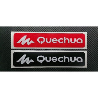 สติ๊กเกอร์โลโก้ Quechua งานตัดไดรคัท