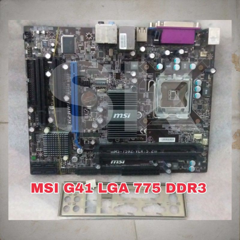 เมนบอร์ด LGA 775 G41 MSI DDR3 ONBOARD VGA