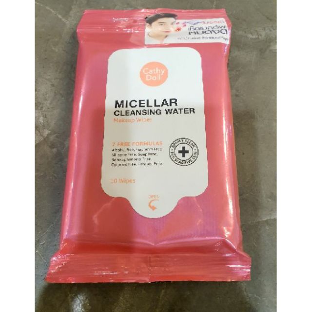 Cathy Doll Micellar Cleansing Water Makeup Wipes มีของพร้อมส่ง