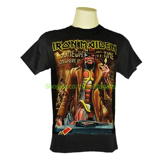 เสื้อวง Iron Maiden เสื้อไซส์ยุโรป ไอเอิร์นเมเดน ไอร่อน PTA1679 เสื้อวงดนตรีร็อค เดธเมทัล