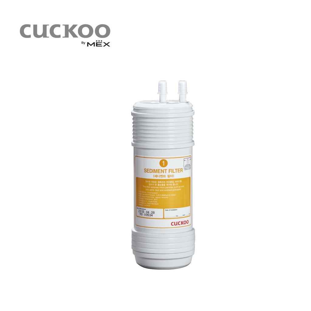 CUCKOO by MEX ไส้กรองน้ำดื่มขั้นตอนที่ 1 รุ่น SEDIMENT FILTER (สำหรับเครื่องกรองน้ำดื่มรุ่น MN 021W)