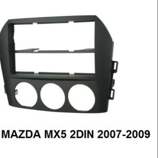 หน้ากากวิทยุ MAZDA MX5 2007-2009 7"-2DIN18cm.สำหรับเปลี่ยนวิทยุทั่วไป