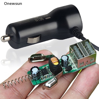 (Onewsun) บอร์ดโมดูลพาวเวอร์ Dc-Dc 7-12V to 5V 2.4A ที่ชาร์จ Usb สําหรับชาร์จ