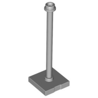 ชิ้นส่วนเลโก้ Lego Part Support 2 x 2 x 5 Bar on Tile Base with Hollow Stud and Stop Ring (98549, 28980) ราคา/ชิ้น