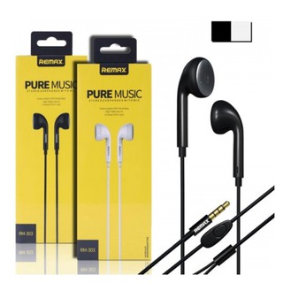 หูฟัง Remax Pure Music รุ่น RM-303 ของแท้ 100 % พร้อมถุงเก็บหูฟัง