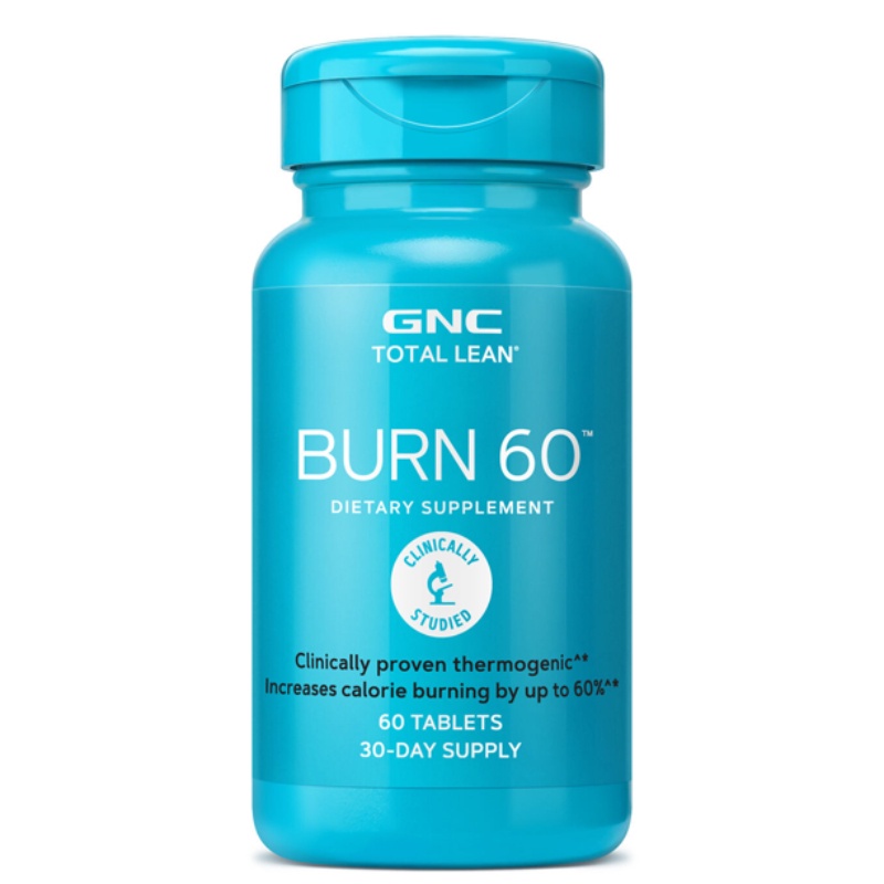 GNC TOTAL LEAN BURN 60 Thermogenic, 60 Tablets อเมริกา การควบคุมน้ำหนัก ลดน้ำหนัก