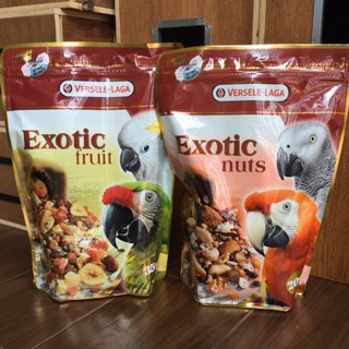 ขนมสำหรับนก Exotic nuts (ถั่ว) / Exotic Fruit (ผลไม้) 750g