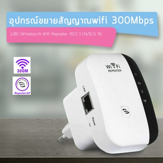 เครื่องขยายสัญญาณไวไฟWireless-N WiFi Repeater