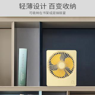 Hot selling net red hanging mini fan desktop USB portable rechargeable portable folding fan