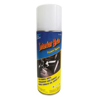 Car care solution BLUE POWER INTERIOR BRITE FOAM SPRAY 40ML Car accessories Hardware hand tools น้ำยาดูแลรถยนต์ โฟมทำควา