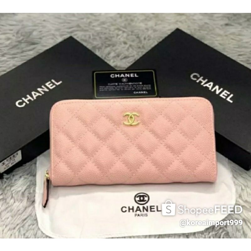 Chanel Cavier Zippy Long Wallet