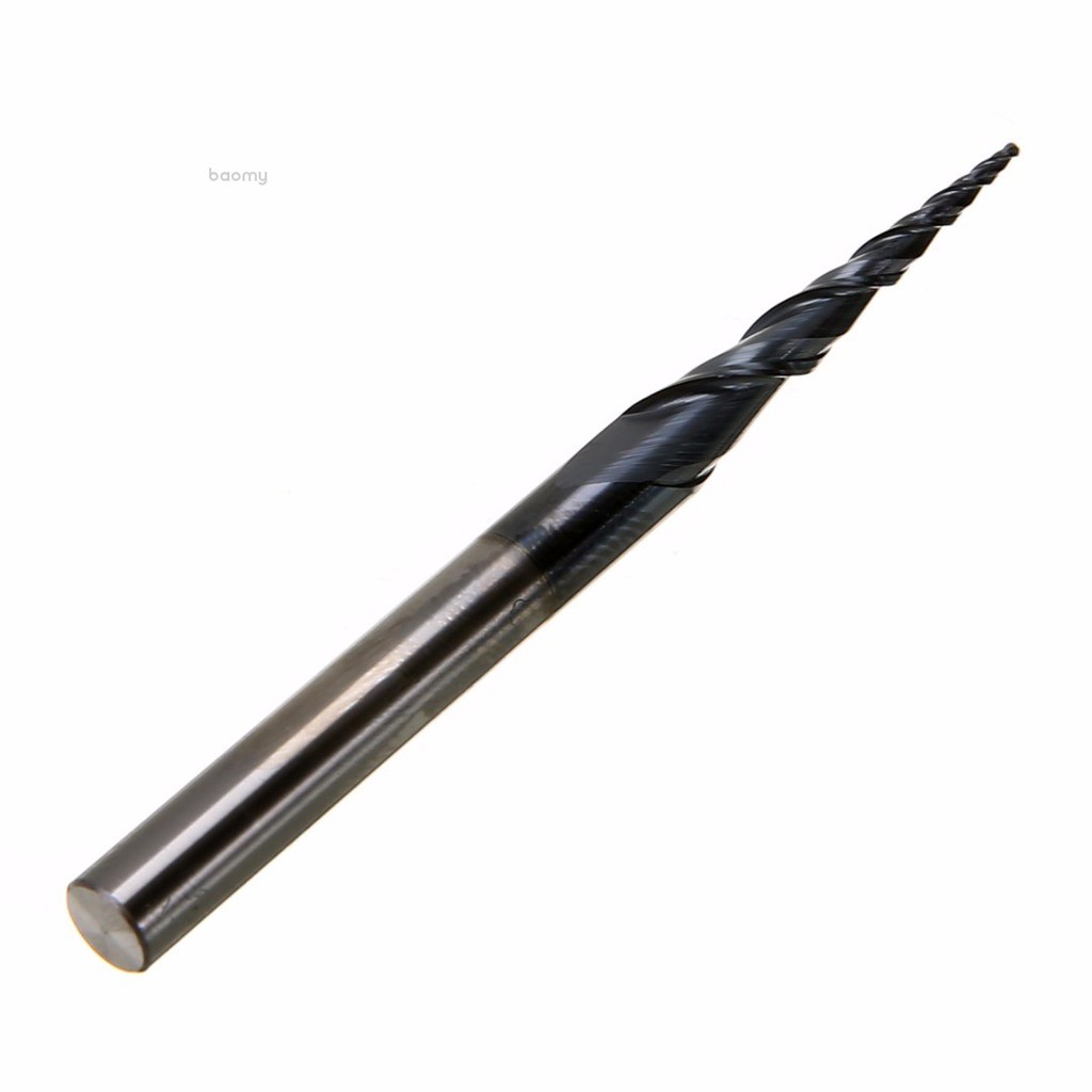 R0.5*D6*30.5*75L 2-Flute HRC55 Taper Ball Nose End Mill CNC Drill Bit Tool