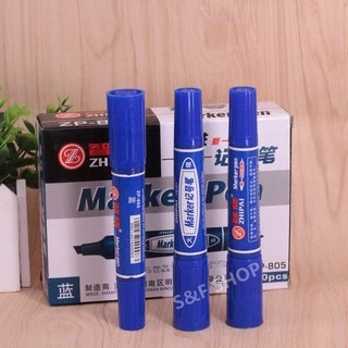🔥ราคาถูก🔥ปากกาเมจิก เส้นใหญ่ 2 หัว รุ่นZP-805 ขนาด 6.0/1.0 มม. มี 3 สีให้เลือก（ราคาต่อด้าม）#ปากกา#ปากกาเมจิก
