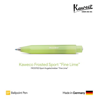 Kaweco Frosted Sport "Fine Lime" Ballpoint Pen - ปากกาลูกลื่นคาเวโก้ฟรอสต์สปอร์ต สีเขียวไลม์