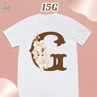 เสื้องานแต่ง ลายตัวอักษร Wedding ( G H I )