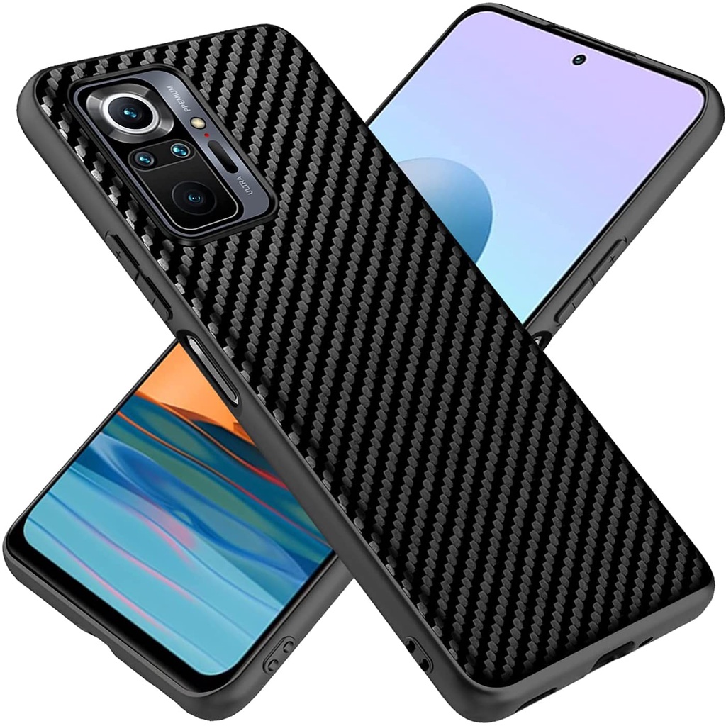เคสโทรศัพท์มือถือ TPU นิ่ม แบบบาง คาร์บอนไฟเบอร์ สําหรับ Redmi 9T K40 Note 10 10S Poco M3 Pro F3 Xiaomi Mi 10T - รูปที่ 6