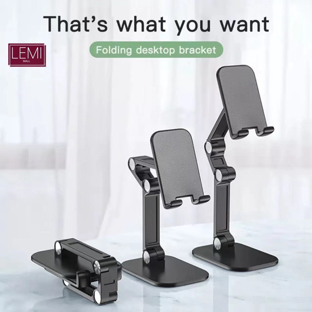 ที่วางแท็บเล็ตขาตั้งโทรศัพท์มือถือ Folding Holder รุ่นใหม่ พับเก็บได้  ใช้กับมือถือทุกรุ่น รับประกันคุณภาพ – โปรปัง
